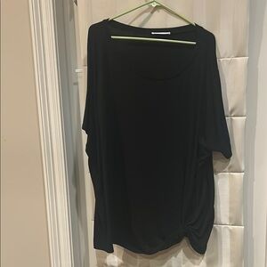 Black Oversized Relaxed Short Sleeve T-Shirt